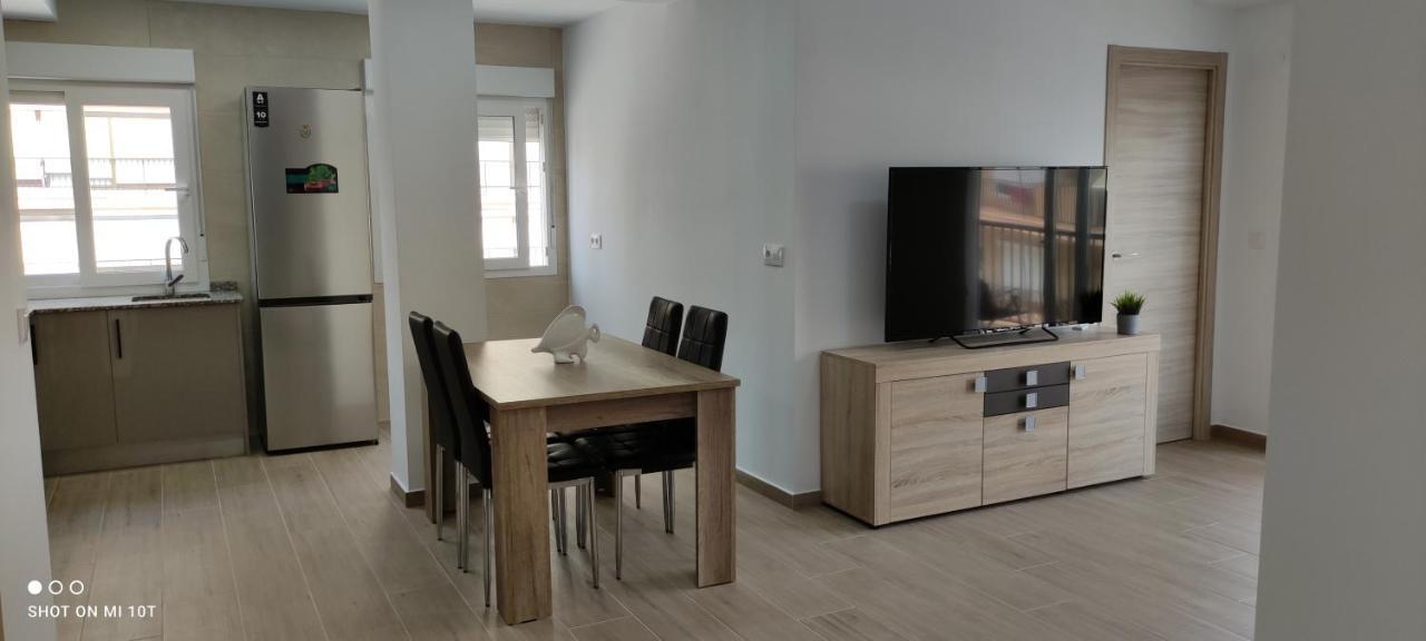 Beachfront Cozy Apartament Arenales Del Sol, Alicante Luaran gambar